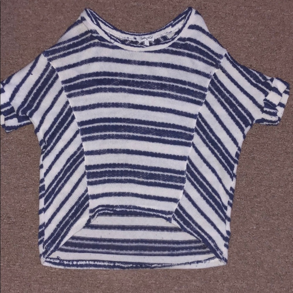 Knitted Striped Tee from Splendid